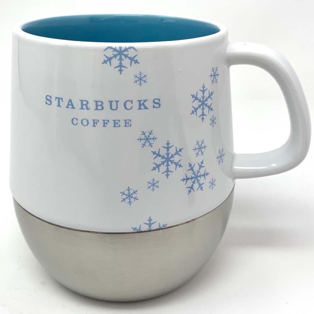 Starbucks 2007 Blue Winter Snowflake Mug